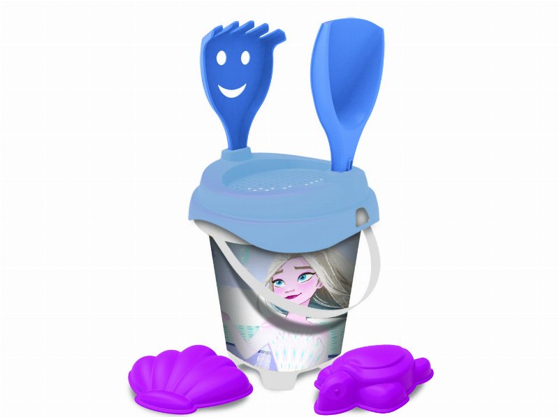Balde De Praia Frozen Mondo Com Moldes