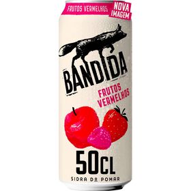 Sidra Em Lata Com Álcool Frutos Vermelhos Bandida 50 cl