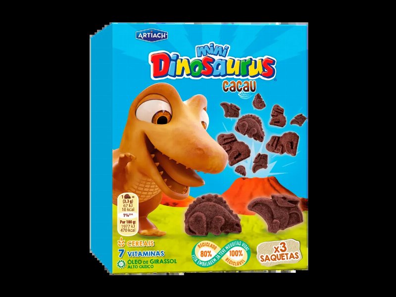 Mini Dinosaurus Chocolate/ Cereais