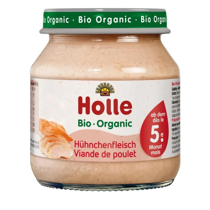 Holle Puré De Carne De Frango +6M 125 g