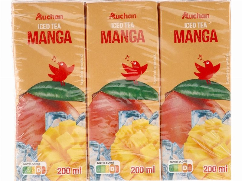 Ice Tea Auchan Manga 6X200 ml