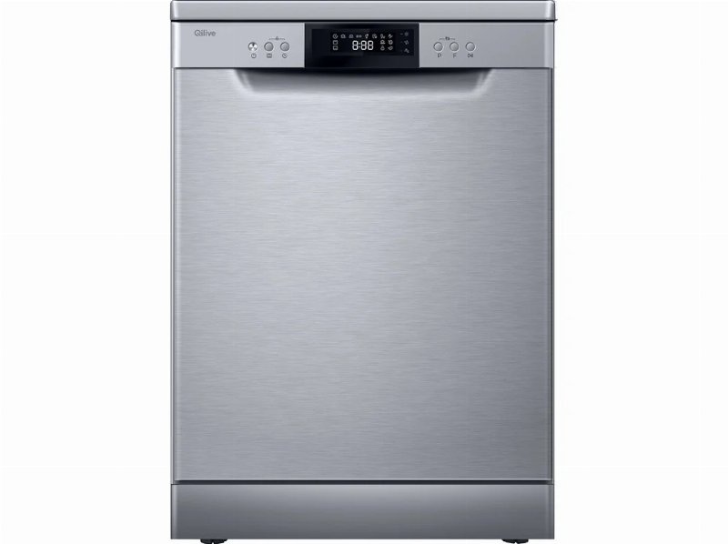Máquina De Lavar Loiça Qilive Q.6345 Inox 14 Conjuntos Classe C
