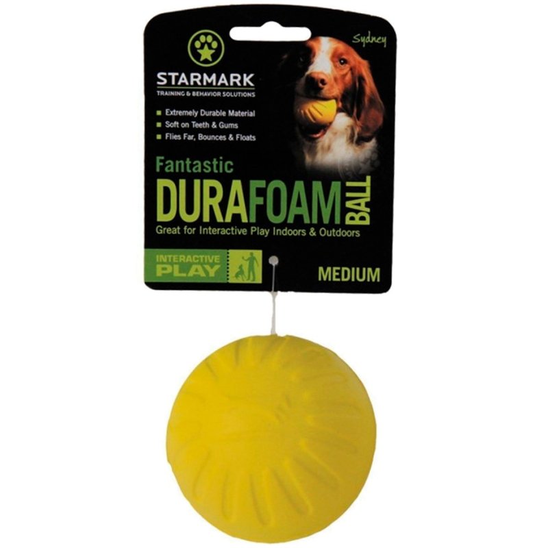 Brinquedo Para Cão Bola Amarela Tamanho M 1 unidade