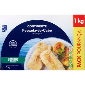 Lombos De Pescada Msc Ultracongelada Pack Poupança Continente 1 kg