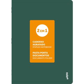 Caderno Agrafado A4 Pautado 2 Em 1 (Várias Cores) Note!