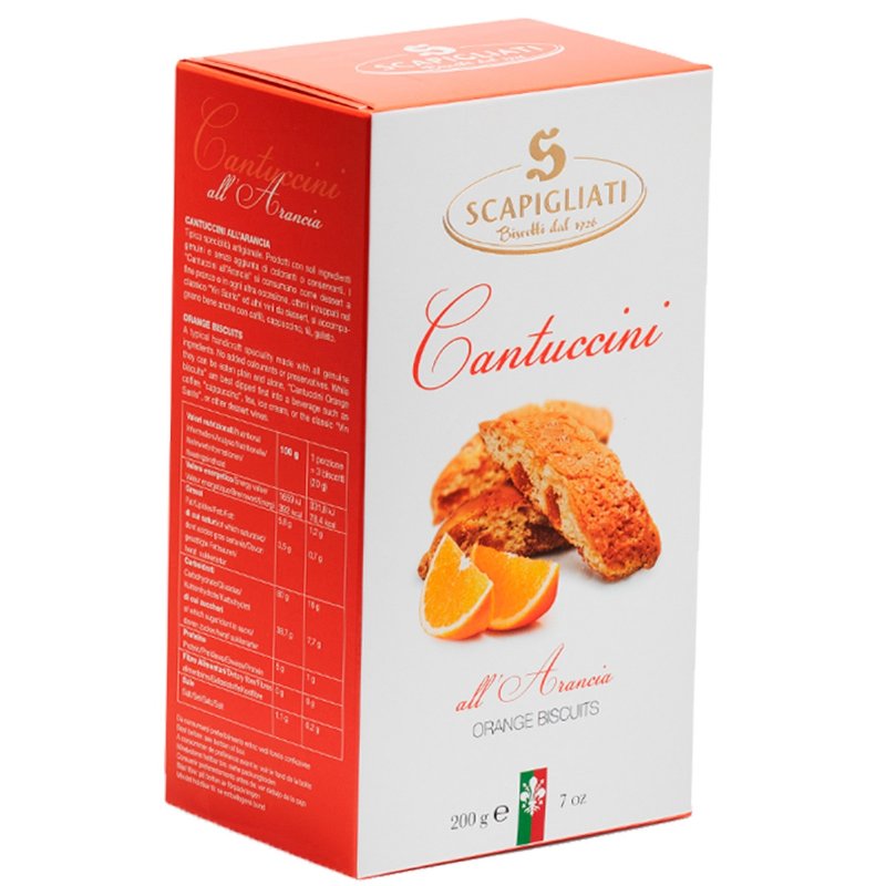 Bolachas De Amêndoa Cantuccini Com Laranja 150 g