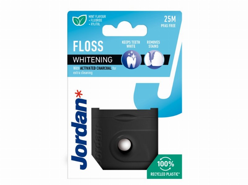 Aplicador Fio Dentário Jordan Whitening Flosser 25Mt