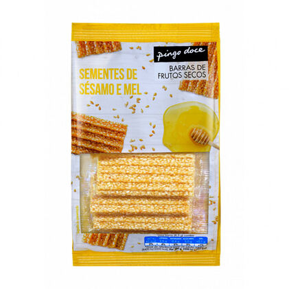 Barras De Sementes De Sésamo E Mel Pingo Doce 0.15Kg