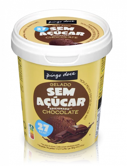 Gelado De Chocolate Sem Açúcar Pingo Doce 0.5L