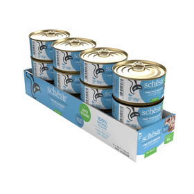 Comida Húmida Para Gato Adulto Atum E Robalo Schesir 12 X 85 g