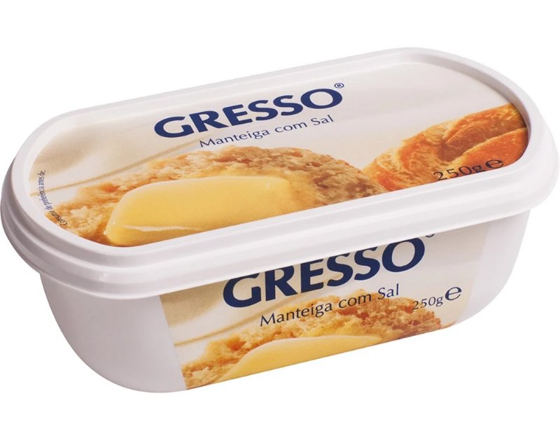 Manteiga Gresso Com Sal 250 g
