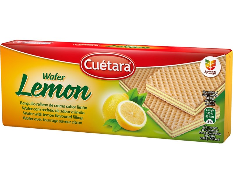 Bolacha Cuétara Waffer Fresh Lemon 150 g