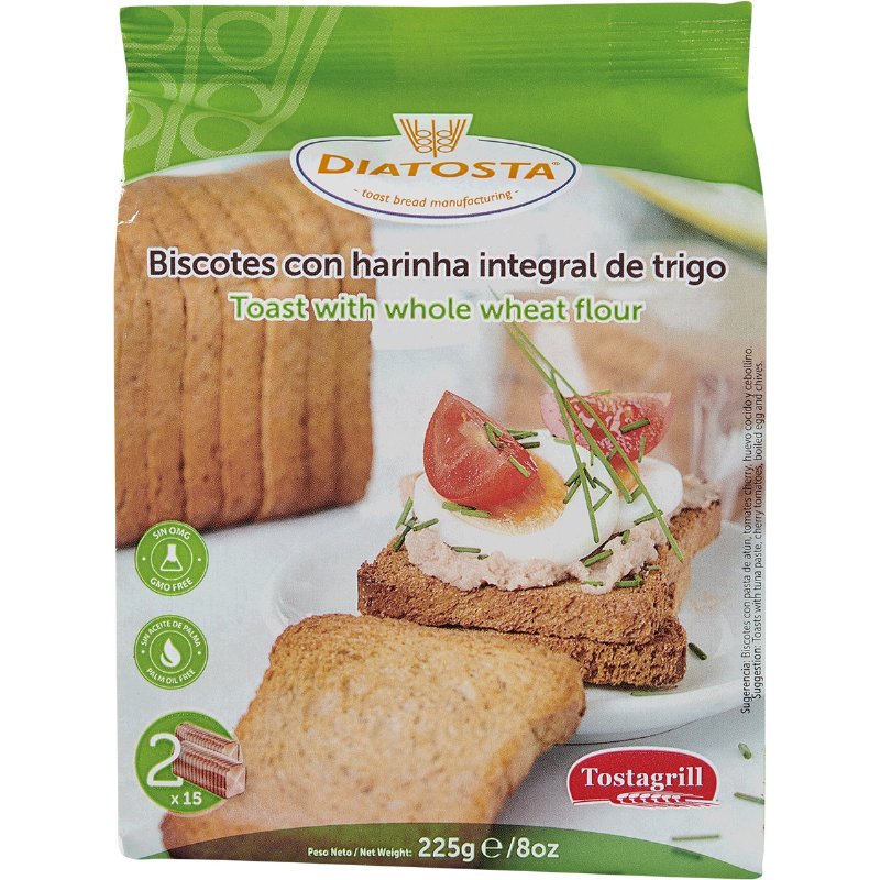Tostas Integrais De Trigo 225 g