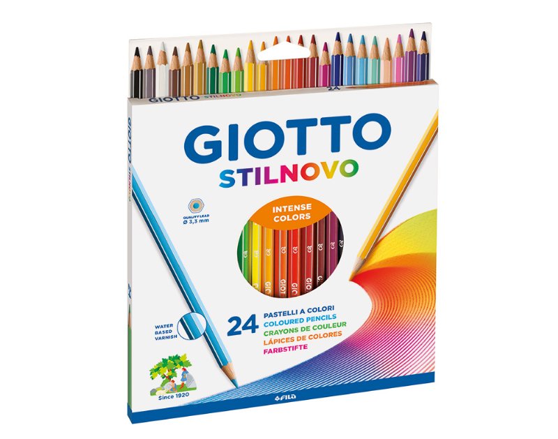 Lápis De Cor Stilnovo Giotto 24 Unidades