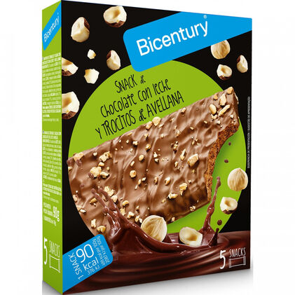 Barras De Chocolate De Leite Com Pedaços De Aveia Bicentury 0.09Kg