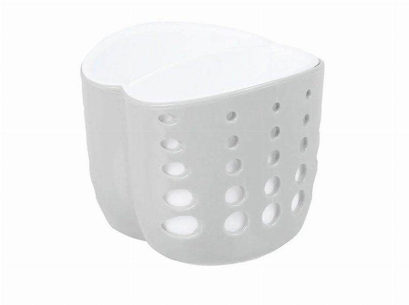 Suporte Para Esponja Actuel Em Plástico Branco
