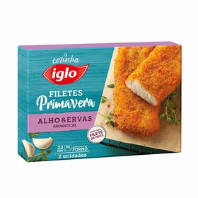 Filetes Primavera Alho E Ervas Iglo 225 gr (2 Un)
