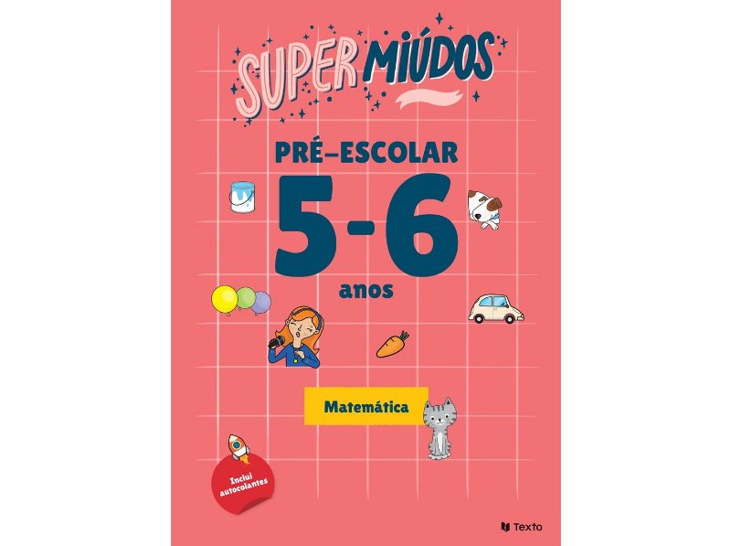 Livro Supermiúdos - Pré - Escolar 5/6 Anos Matemática