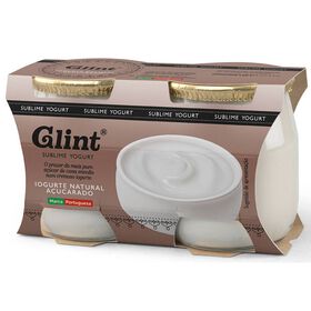 Iogurte Cremoso Natural Açúcarado Glint 250 gr (2 Un)