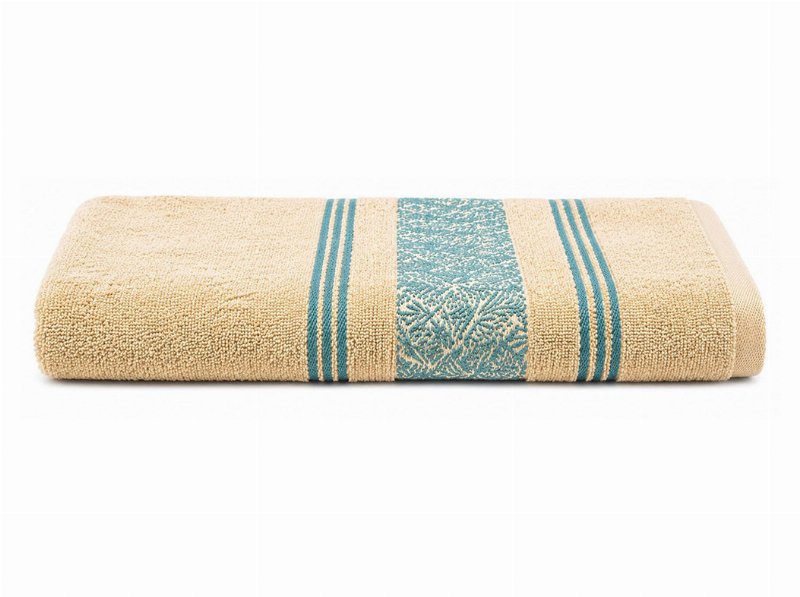 Toalha De Mãos Com Barra Actuel Rosa 450 g 50X100Cm