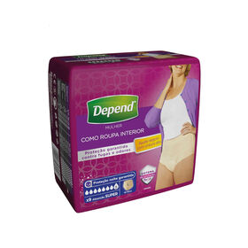 Cuecas Incontinência Super L Depend 9 Un