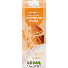 Bebida Vegetal De Amêndoa E Aveia Sem Açúcar Continente 1 Lt