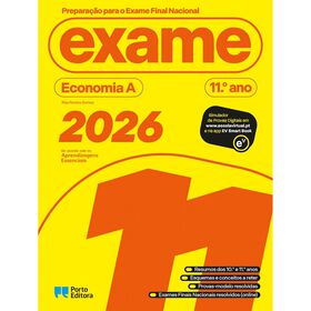 Preparação Para O Exame Final Nacional 2026 - Economia A - 11.º Ano De Rita Pereira Gomes