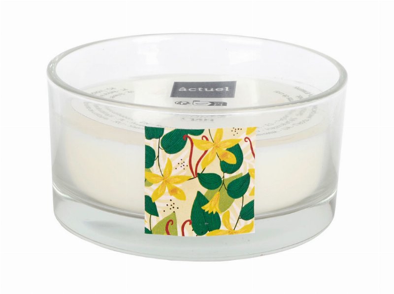 Vela Aromática Actuel Vidro Baunilha