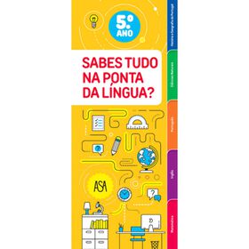 Sabes Tudo Na Ponta Da Língua - 5.º Ano