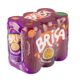 Refrigerante Em Lata Com Gás Maracujá Brisa 6 X 33 cl
