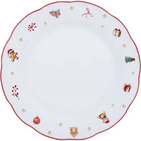 Serviço 6 Pessoas Porcelana Figuras De Natal Kasa