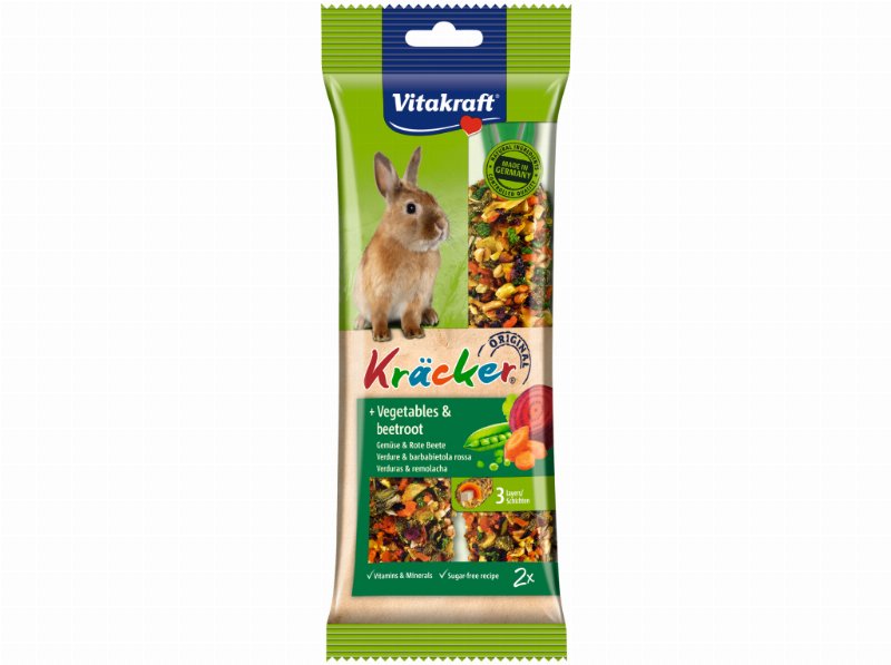 Barritas Para Coelho Vitakraft Vegetais Pack 2 Unidades