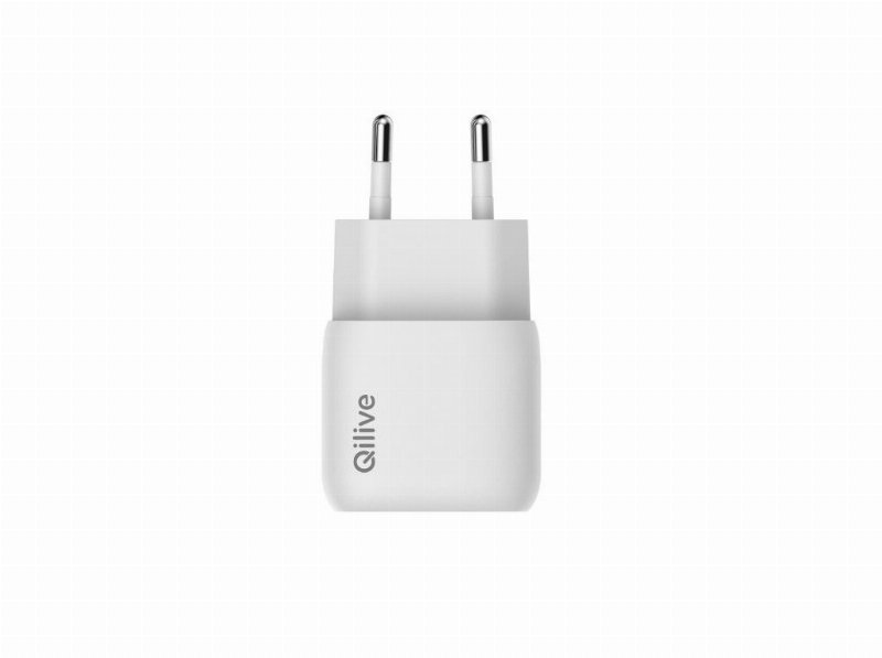 Carregador Qilive Usb-C 25W Branco