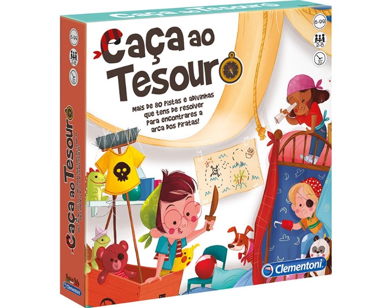 Jogo Caça Ao Tesouro Party Games Clementoni