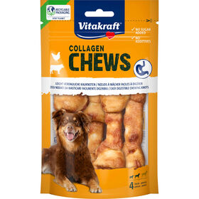 Osso Para Cão Adulto Chews Colagénio Nó Vitakraft 80 g