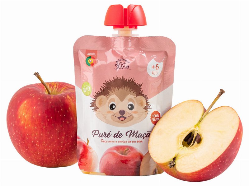 Saqueta Papinhas Da Xica Pure Maçã Bio 90 g