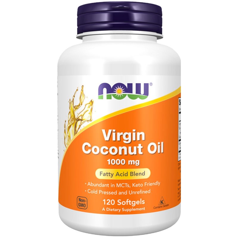 Óleo De Coco Virgem 120 cápsulas
