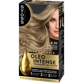 Coloração Permanente Oleo Intense Louro Bege 8.05 Syoss 1 Un