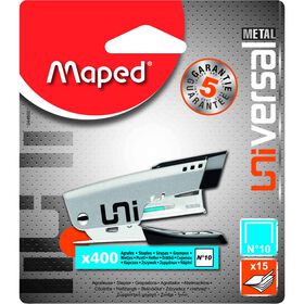 Agrafador Universal Mini 15 Folhas Com 400 Agrafos Nº 10 Maped