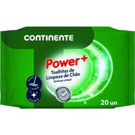 Toalhitas Limpeza De Chão Power+ Continente 20 Un
