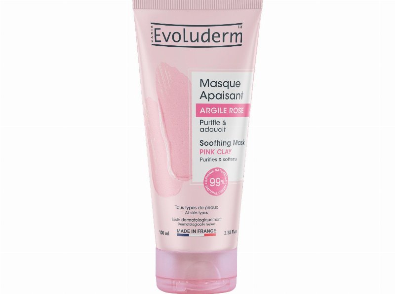 Máscara Facial Evoluderm Argila Rosa 100 ml