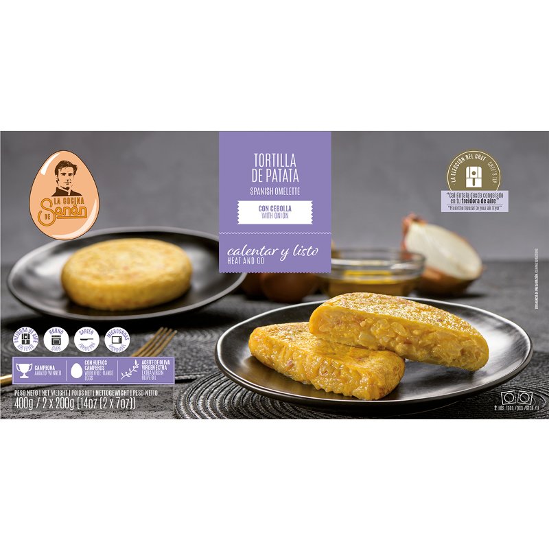 Tortilha De Cebola Para Air Fryer 400 g