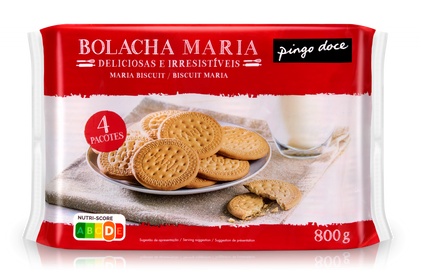 Bolacha Maria Pack 4 Pingo Doce 0.8Kg