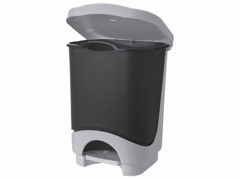Balde Lixo Com Pedal Idea Actuel Em Plástico 24 l