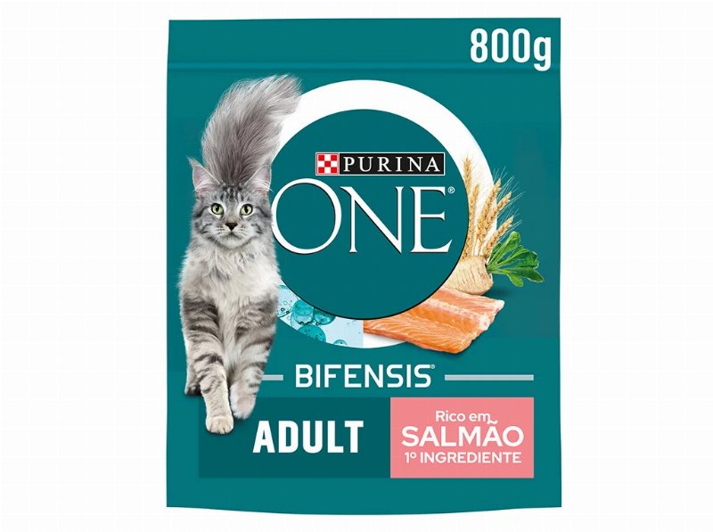 Ração Para Gato Purina One Com Salmão E Arroz 800 g