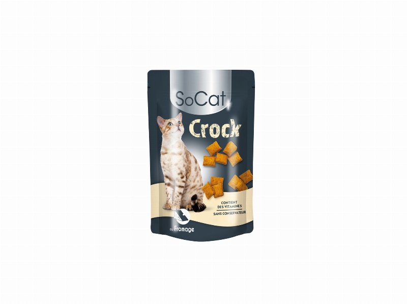 Snack Gato Socat Crock Queijo 60 g