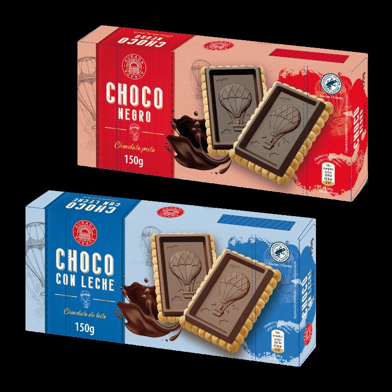 Bolachas De Manteiga Com Chocolate Sortido