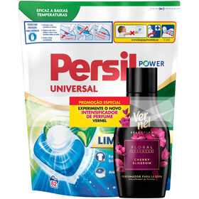 Conjunto Detergente Roupa Universal Persil E Intensificador De Perfume Vernel