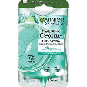 Máscara Facial Contorno De Olhos Cryojelly Aloe Hialurónico Garnier Skin Active 1 Un