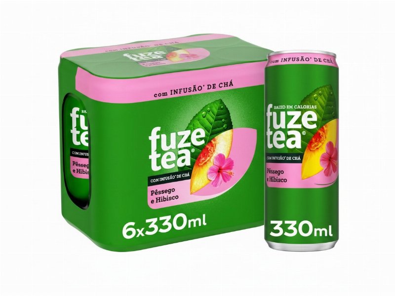 Ice Tea Fuze Tea Pêssego-Hibisco 6X0.33 l (Sdr)